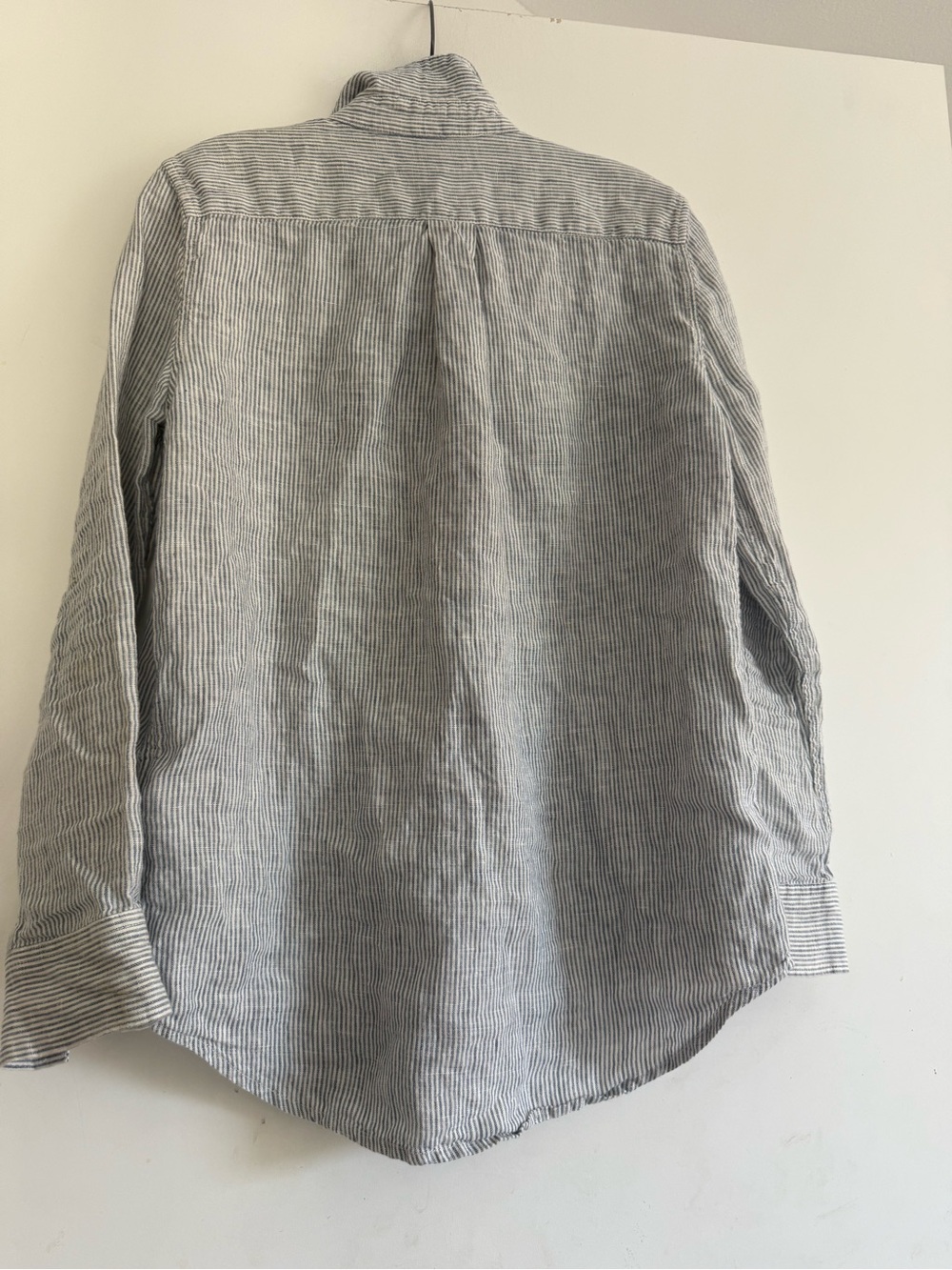 Quince 100% European Linen Striped Button Down Shirt Size S - Picture 3 of 6
